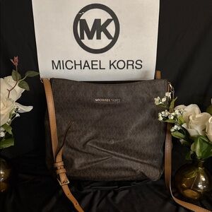 Michael Kors Dark Brown Messenger Bag